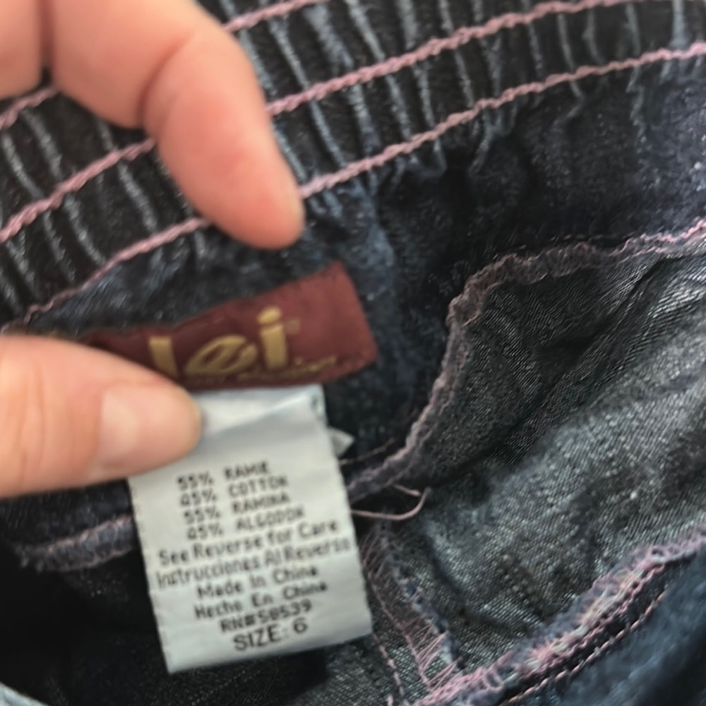 lei Classic Denim Skort Y2K girls - Picture 2 of 2